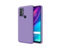 Funda Silicona Líquida Ultra Suave para TCL 30 SE / 30E / 306 color Morada