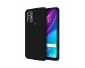 Funda Silicona Líquida Ultra Suave para TCL 30 SE / 30E / 306 color Negra