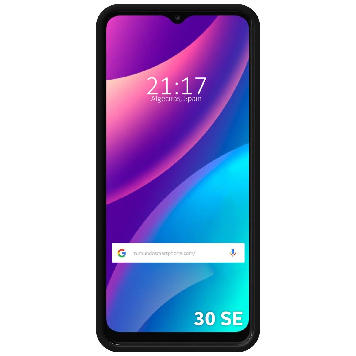 Funda Silicona Líquida Ultra Suave para TCL 30 SE / 30E / 306 color Negra