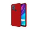 Funda Silicona Líquida Ultra Suave para TCL 30 SE / 30E / 306 color Roja