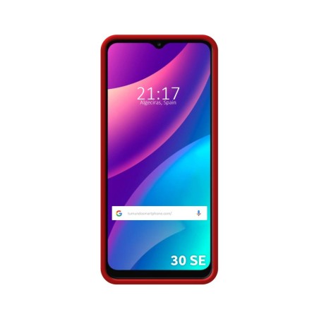 Funda Silicona Líquida Ultra Suave para TCL 30 SE / 30E / 306 color Roja