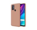 Funda Silicona Líquida Ultra Suave para TCL 30 SE / 30E / 306 color Rosa