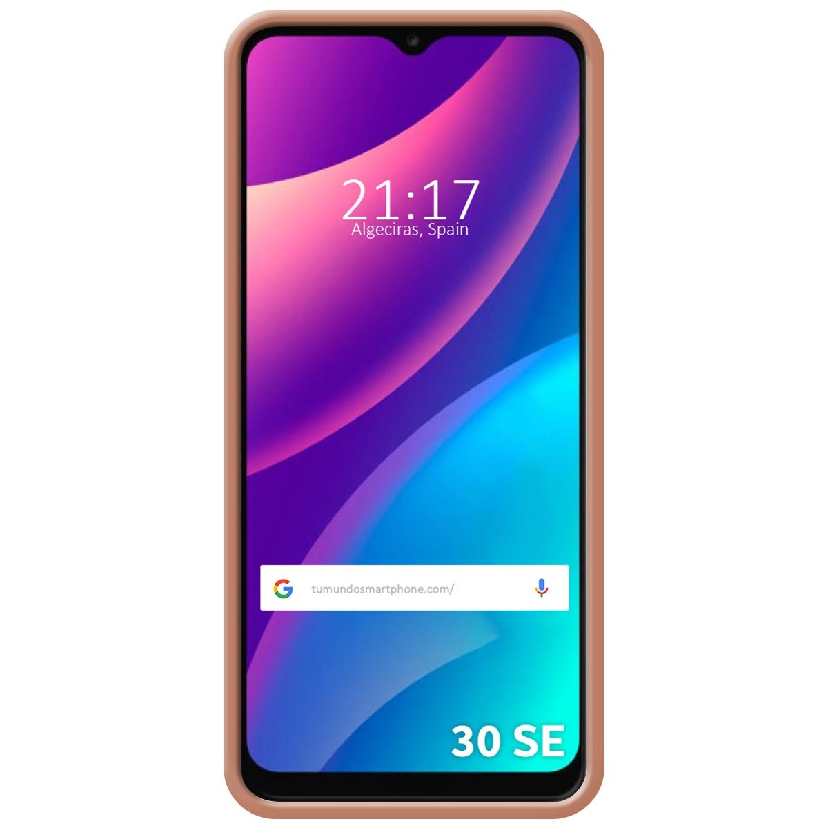 Funda Silicona Líquida Ultra Suave para TCL 30 SE / 30E / 306 color Rosa