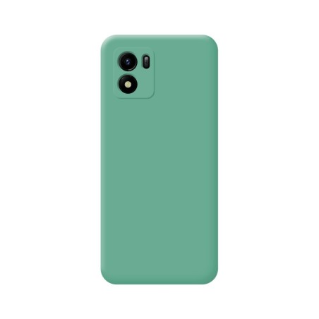 Funda Silicona Líquida Ultra Suave para Vivo Y01 color Verde