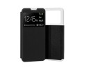 Funda Libro Soporte con Ventana para Xiaomi POCO M4 Pro 4G color Negra