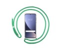Funda Colgante Transparente para Xiaomi 12 / 12X 5G con Cordon Verde Agua