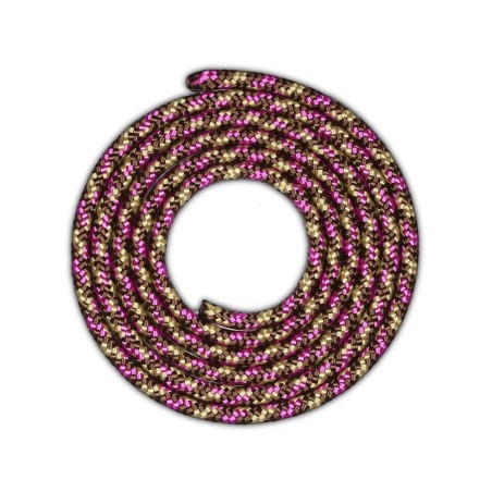 Funda Colgante Transparente para Xiaomi 12 Pro 5G con Cordon Rosa / Dorado