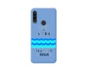 Funda Silicona Líquida Azul para Alcatel 1SE 2020 diseño Agua Dibujos
