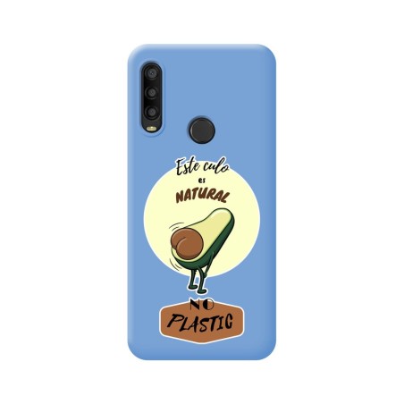 Funda Silicona Líquida Azul para Alcatel 1SE 2020 diseño Culo Natural Dibujos