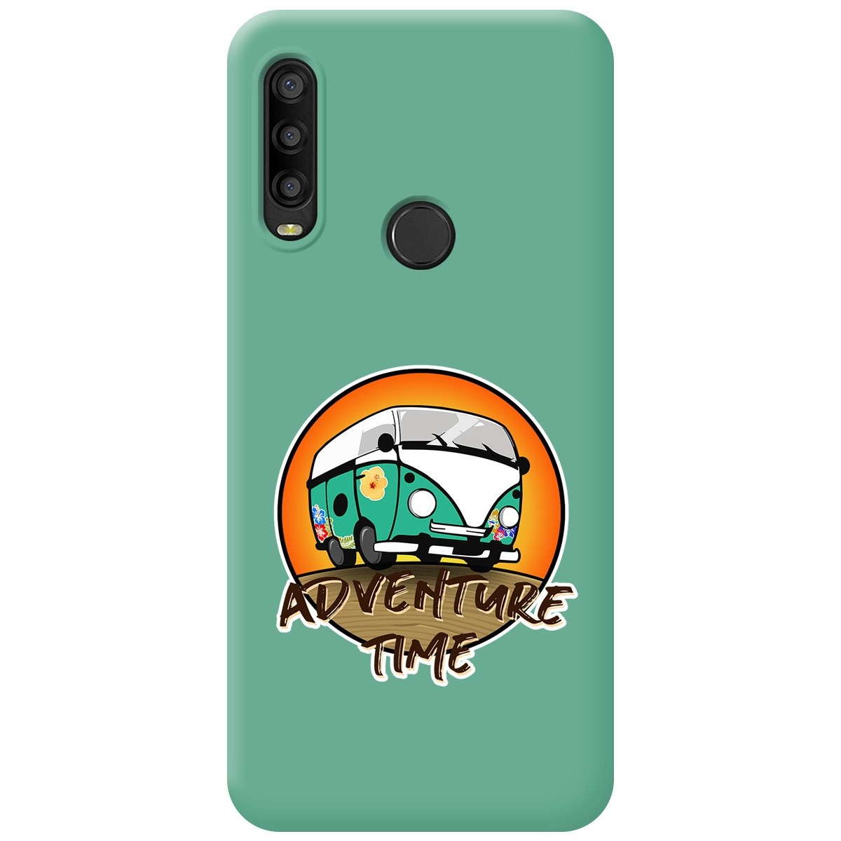 Funda Silicona Líquida Verde para Alcatel 1SE 2020 diseño Adventure Time Dibujos