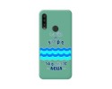 Funda Silicona Líquida Verde para Alcatel 1SE 2020 diseño Agua Dibujos