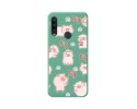 Funda Silicona Líquida Verde para Alcatel 1SE 2020 diseño Cerdos Dibujos
