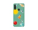 Funda Silicona Líquida Verde para Alcatel 1SE 2020 diseño Espacio Dibujos