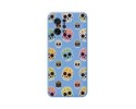Funda Silicona Líquida Azul para Oppo Find X5 5G diseño Catrina Dibujos