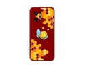 Funda Silicona Líquida Roja para Oppo Find X5 5G diseño Abeja Dibujos