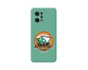 Funda Silicona Líquida Verde para Oppo Find X5 5G diseño Adventure Time Dibujos
