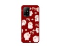 Funda Silicona Líquida Roja para Oppo A94 5G diseño Cerdos Dibujos