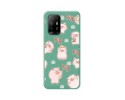 Funda Silicona Líquida Verde para Oppo A94 5G diseño Cerdos Dibujos