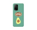 Funda Silicona Líquida Verde para Oppo A94 5G diseño Vegan Life Dibujos