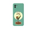 Funda Silicona Líquida Verde para Samsung Galaxy A03 diseño Culo Natural Dibujos