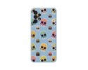 Funda Silicona Líquida Azul para Samsung Galaxy A13 4G diseño Catrina Dibujos