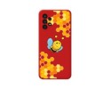 Funda Silicona Líquida Roja para Samsung Galaxy A13 4G diseño Abeja Dibujos