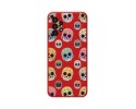 Funda Silicona Líquida Roja para Samsung Galaxy A13 4G diseño Catrina Dibujos