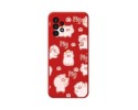 Funda Silicona Líquida Roja para Samsung Galaxy A13 4G diseño Cerdos Dibujos