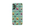 Funda Silicona Líquida Verde para Samsung Galaxy A13 4G diseño Catrina Dibujos