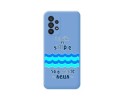 Funda Silicona Líquida Azul para Samsung Galaxy A53 5G diseño Agua Dibujos