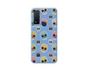 Funda Silicona Líquida Azul para TCL 20 R 5G diseño Catrina Dibujos