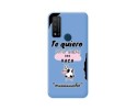 Funda Silicona Líquida Azul para TCL 20 R 5G diseño Vaca Dibujos