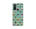 Funda Silicona Líquida Verde para TCL 20 R 5G diseño Catrina Dibujos