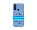 Funda Silicona Líquida Azul para TCL 20 SE diseño Agua Dibujos