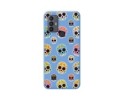 Funda Silicona Líquida Azul para TCL 30 SE / 30E / 306 diseño Catrina Dibujos