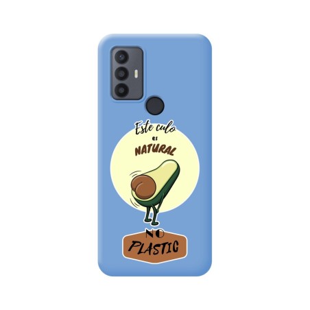 Funda Silicona Líquida Azul para TCL 30 SE / 30E / 306 diseño Culo Natural Dibujos