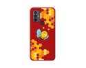 Funda Silicona Líquida Roja para TCL 30 SE / 30E / 306 diseño Abeja Dibujos