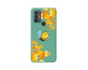 Funda Silicona Líquida Verde para TCL 30 SE / 30E / 306 diseño Abeja Dibujos