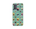 Funda Silicona Líquida Verde para TCL 30 SE / 30E / 306 diseño Catrina Dibujos