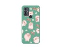 Funda Silicona Líquida Verde para TCL 30 SE / 30E / 306 diseño Cerdos Dibujos