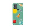 Funda Silicona Líquida Verde para TCL 30 SE / 30E / 306 diseño Espacio Dibujos