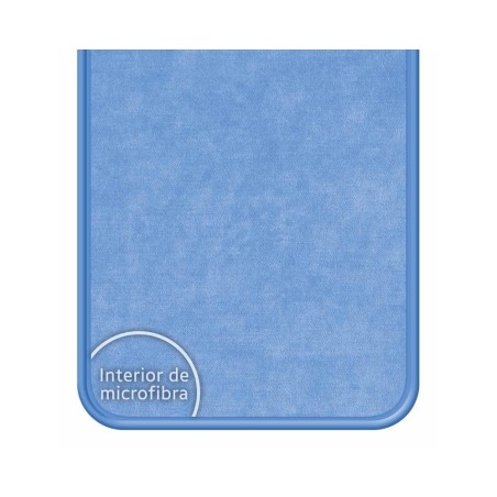 Funda Silicona Líquida Azul para Vivo Y01 diseño Hombre Escalada Dibujos