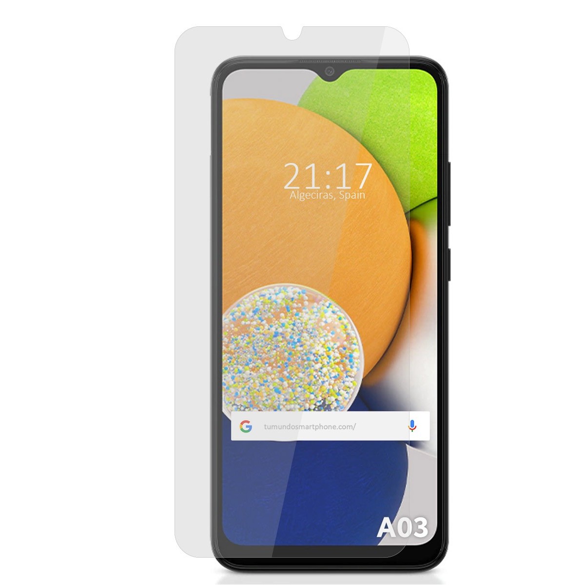 Protector Cristal Templado para Samsung Galaxy A03 Vidrio