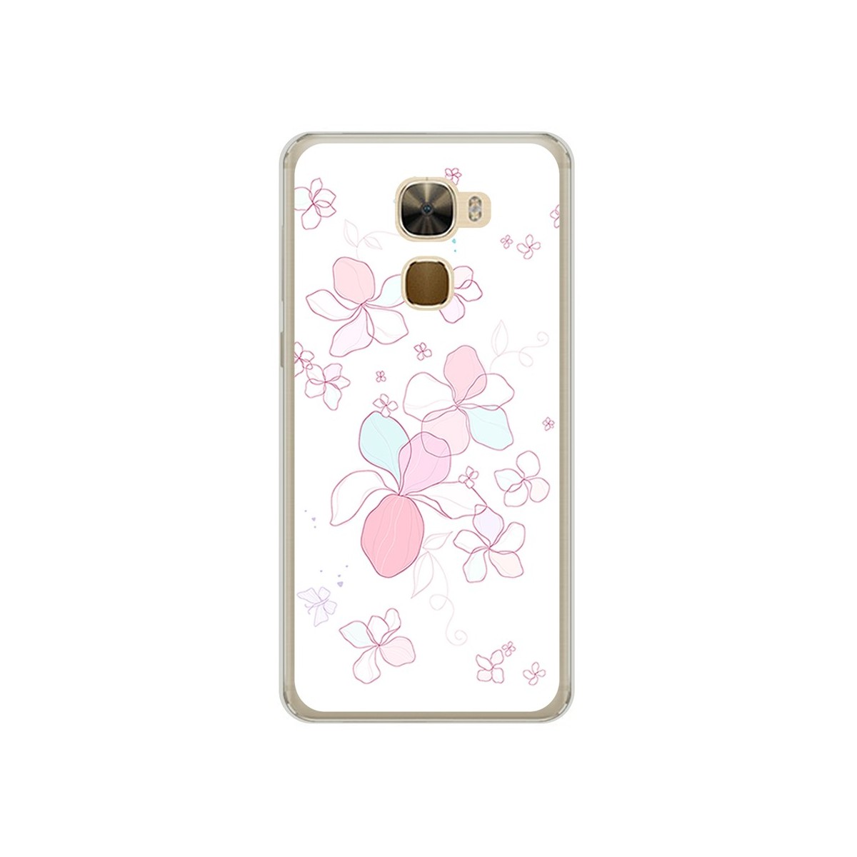 Funda Gel Tpu para Letv Le Pro3 / Pro3 Elite Diseño Flores Minimal Dibujos
