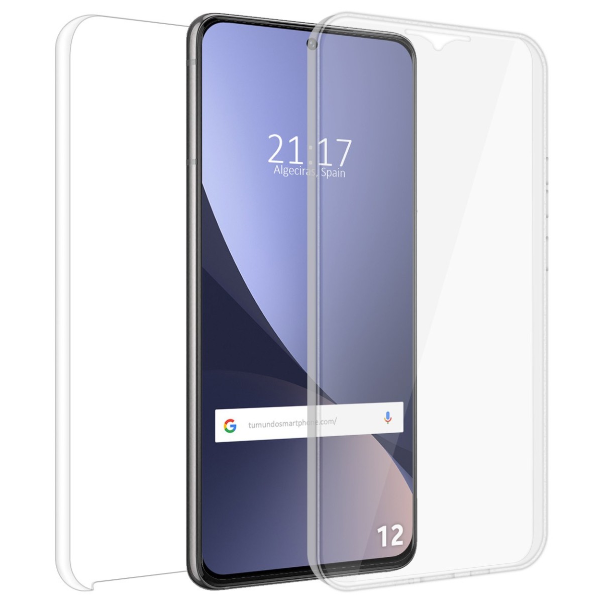 Funda Doble Transparente Pc + Tpu Full Body 360 para Xiaomi 12 / 12X 5G