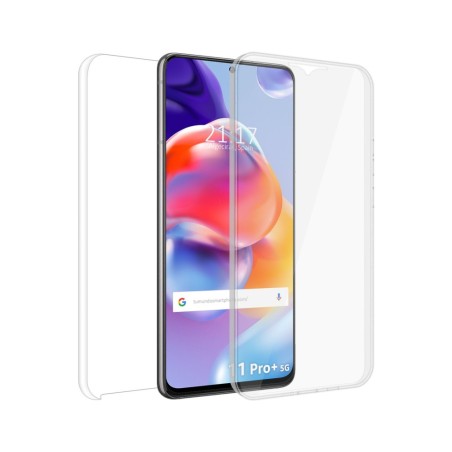 Funda Doble Transparente Pc + Tpu Full Body 360 para Xiaomi Redmi Note 11 Pro+ Plus 5G