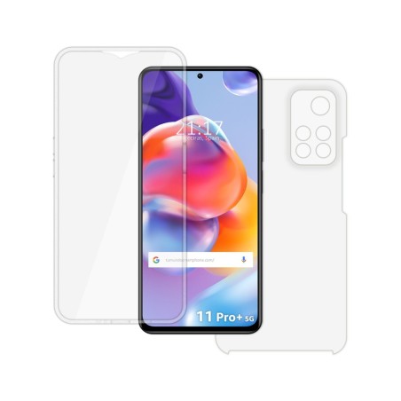 Funda Doble Transparente Pc + Tpu Full Body 360 para Xiaomi Redmi Note 11 Pro+ Plus 5G