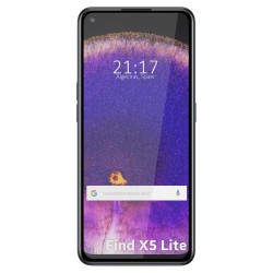 Protector Cristal Templado Completo 5D Full Glue Negro para Oppo Find X5 Lite 5G Vidrio 2