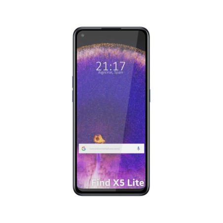 Protector Cristal Templado Completo 5D Full Glue Negro para Oppo Find X5 Lite 5G Vidrio