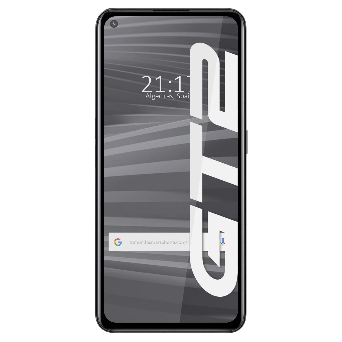 Protector Cristal Templado Completo 5D Full Glue Negro para Realme GT 2 5G Vidrio